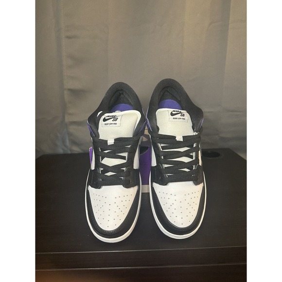 Brand New Nike SB Dunk Low Pro Court Purple Size 10.5 Men [BQ6817-500] Ship Fast - Picture 3 of 8
